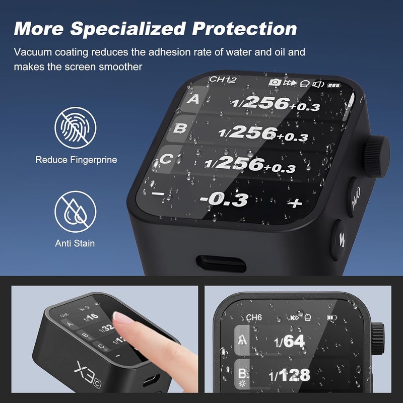 SUPON Screen Protector for Godox X3 Trigger 3 Pack - Image 4